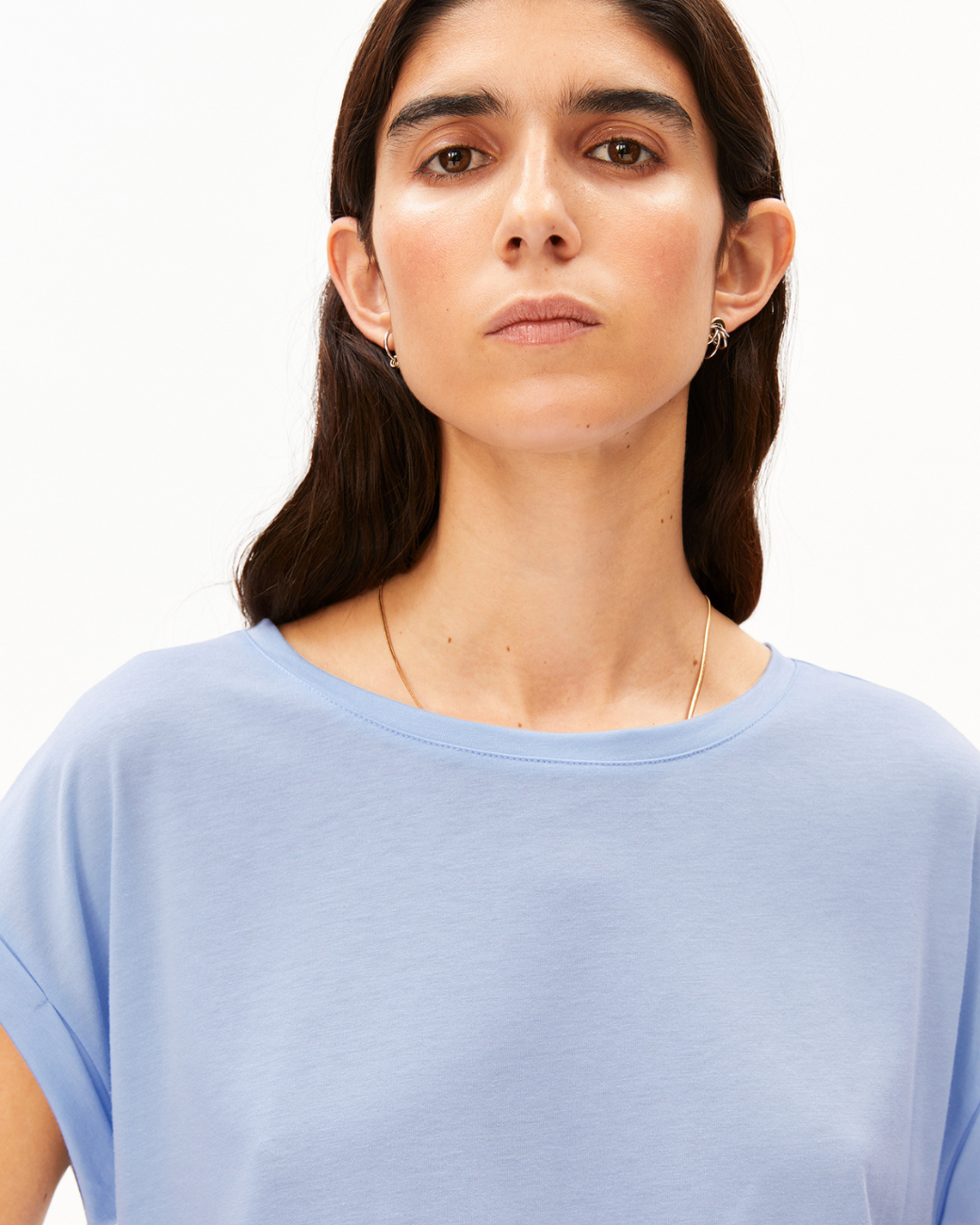 T-Shirt JILAANA - Soft Blue