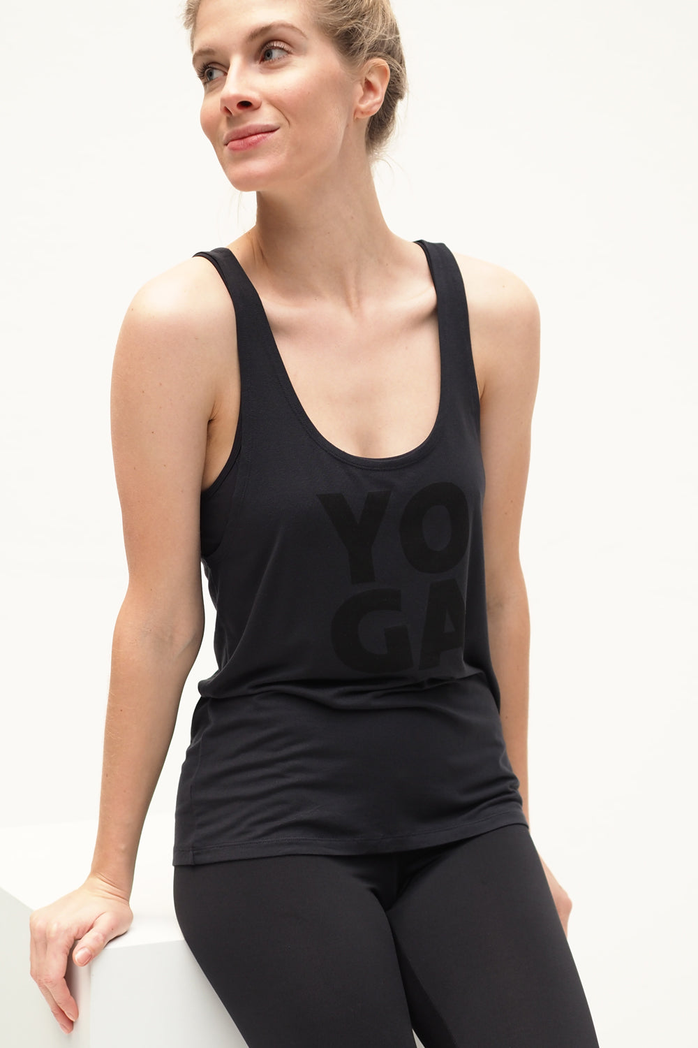 Kismet Yoga Tank Aja Anthracite