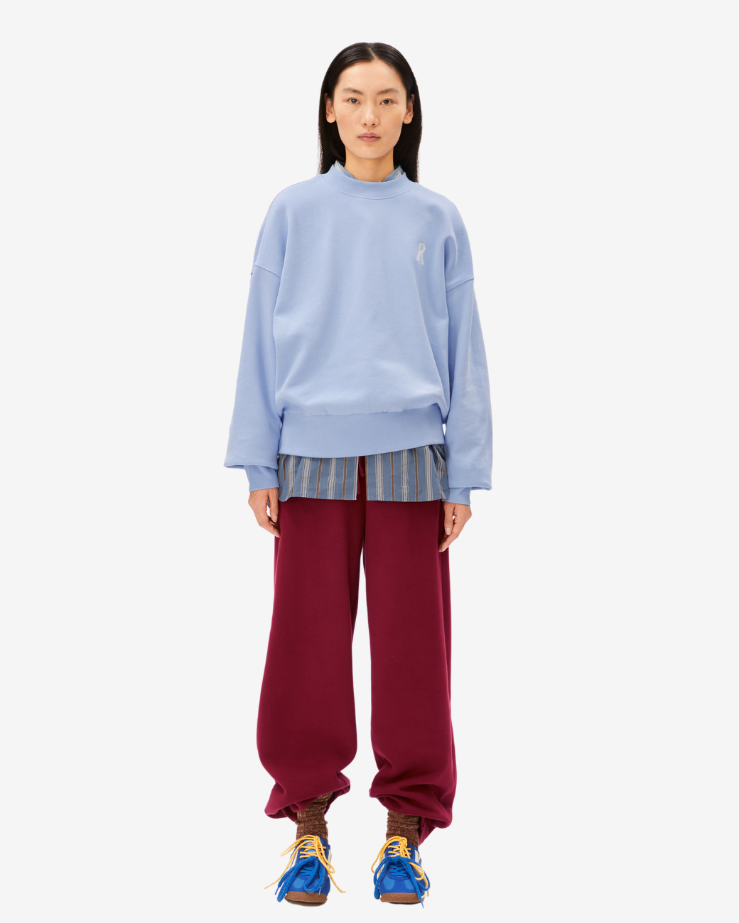 ICONIC Å ALIZAA SWEAT - Soft Blue