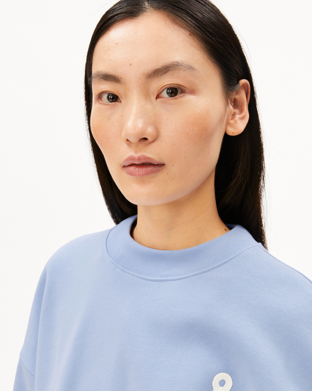 ICONIC Å ALIZAA SWEAT - Soft Blue