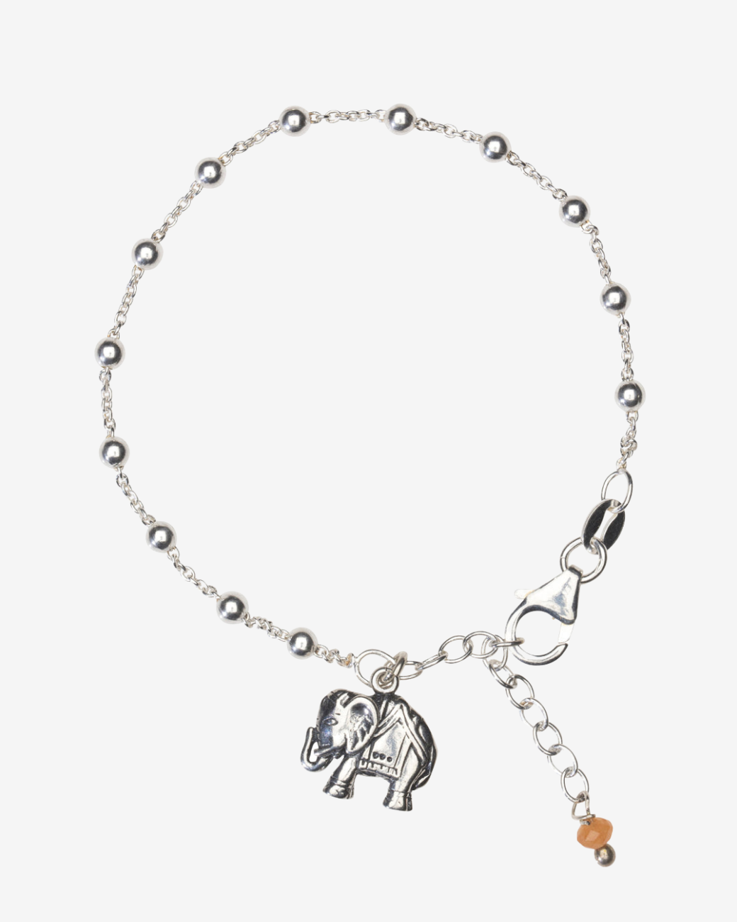 Armband Elefant Power - Silber