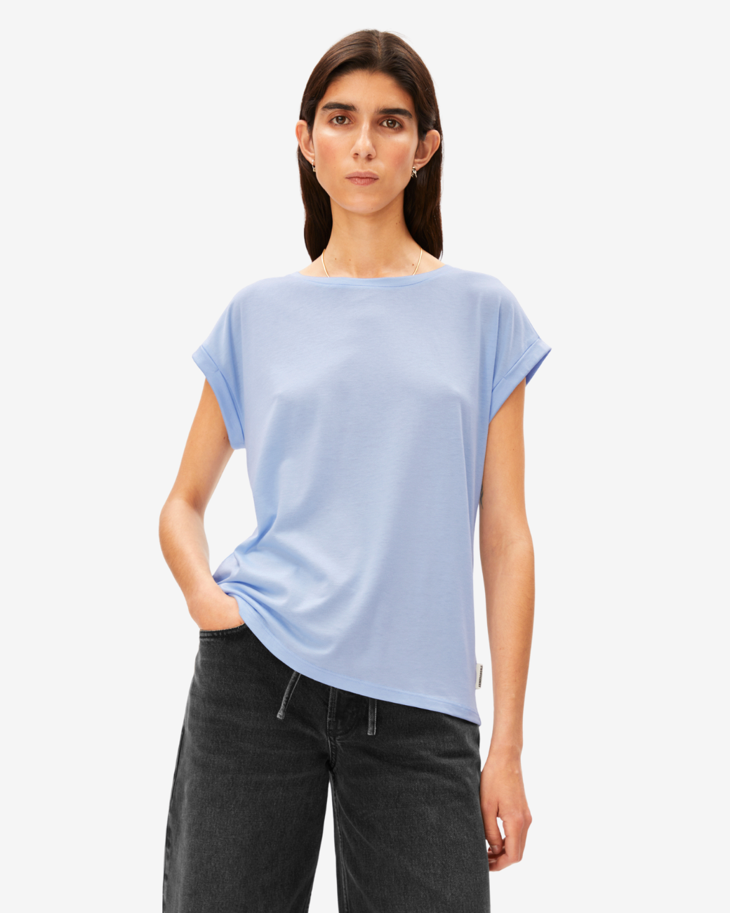 T-Shirt JILAANA - Soft Blue