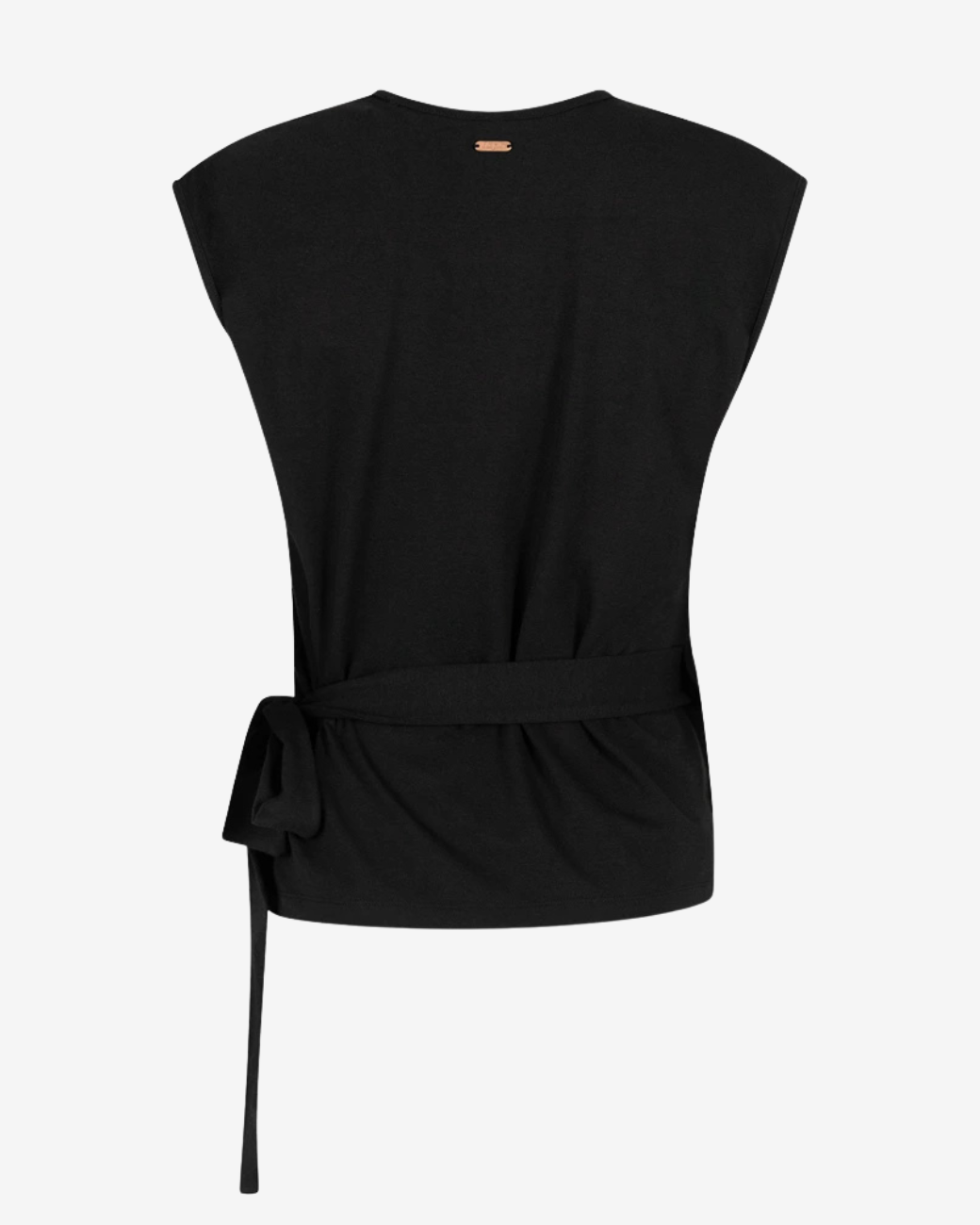 Aurora Wrap Top Onyx Black