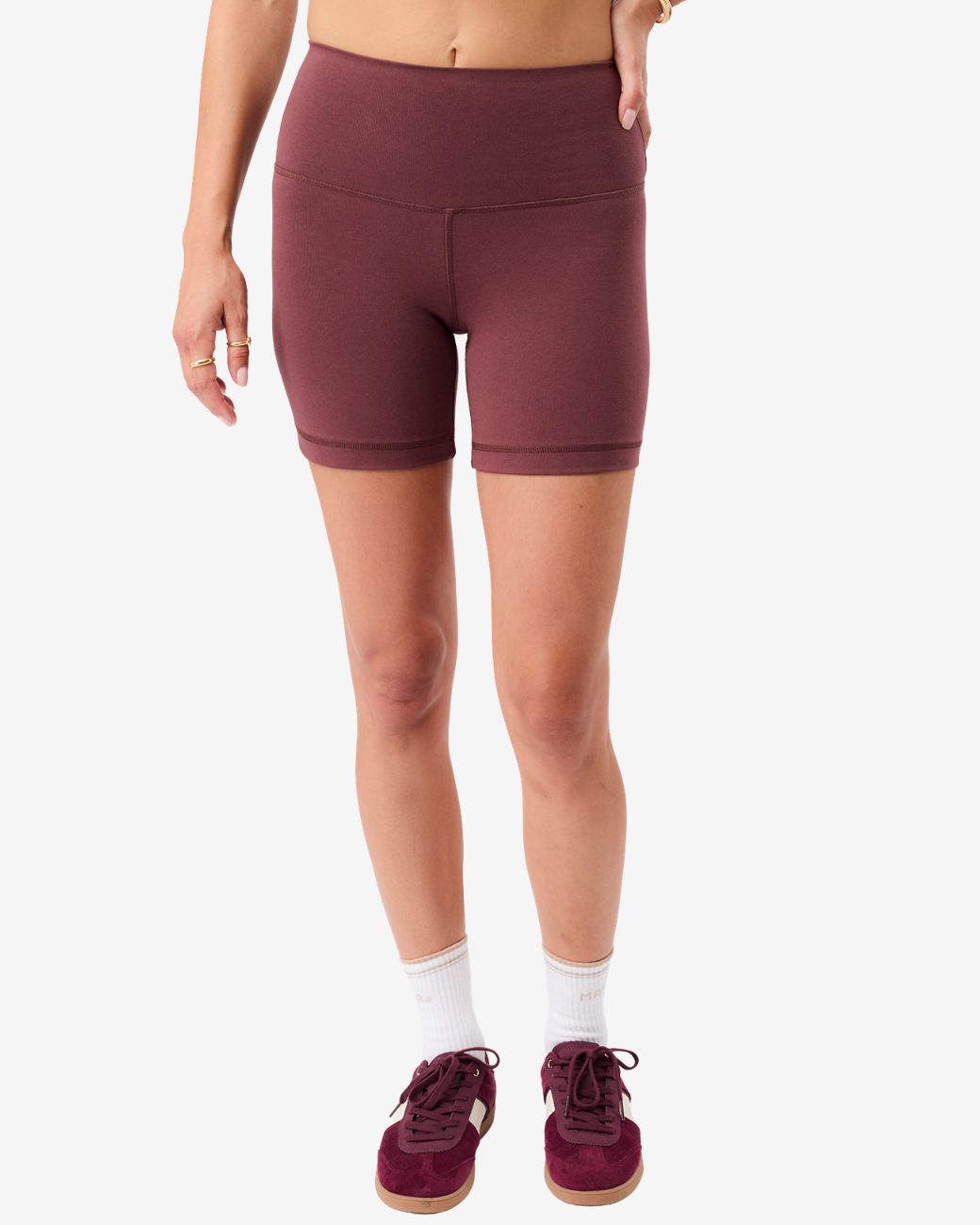Biker Shorts - Rosewood