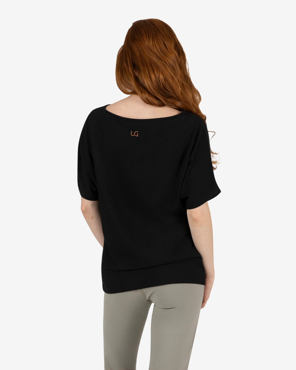 Budhi Short Sleeve Top - Onyx Black