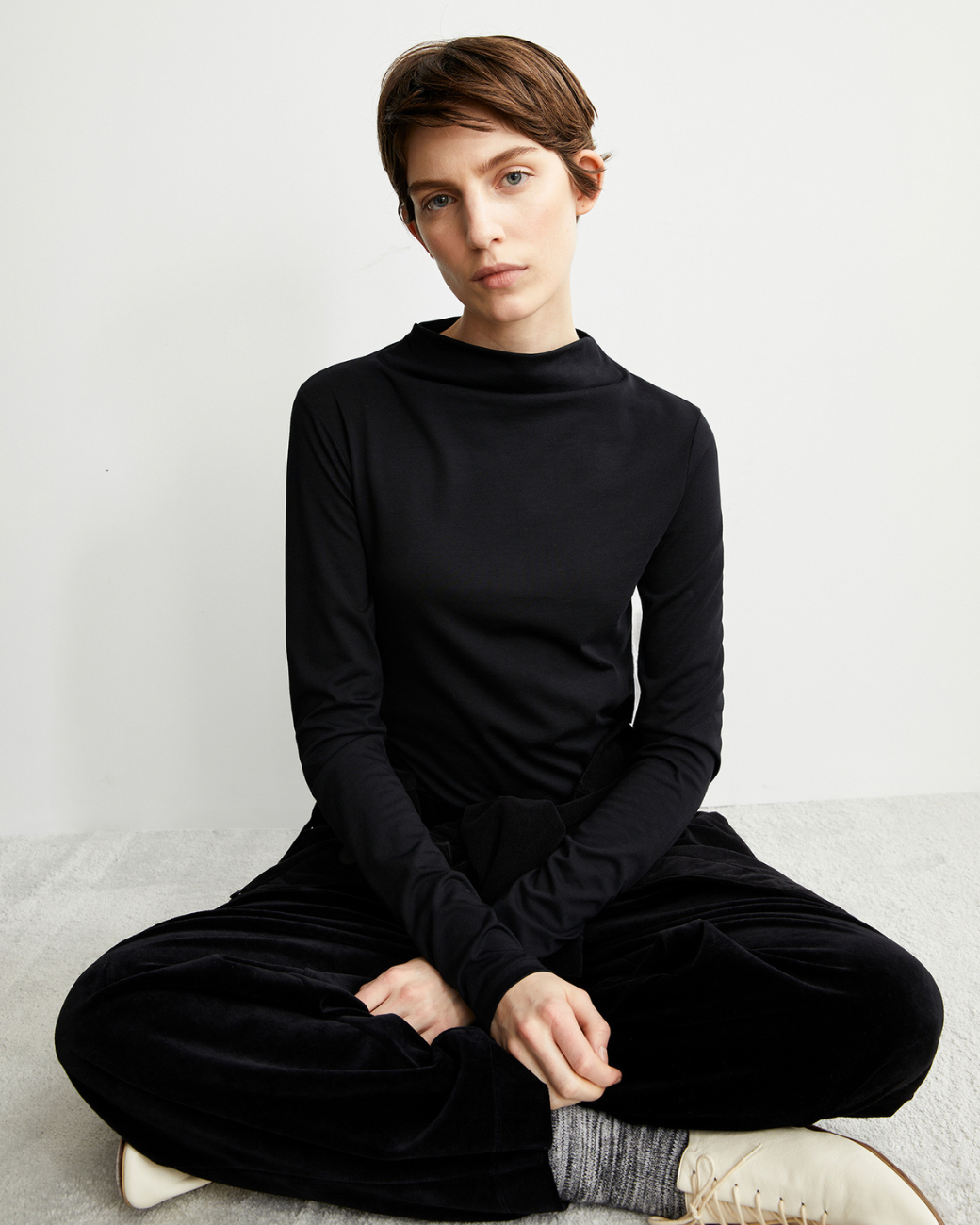 CALUNAA  Longsleeve Black