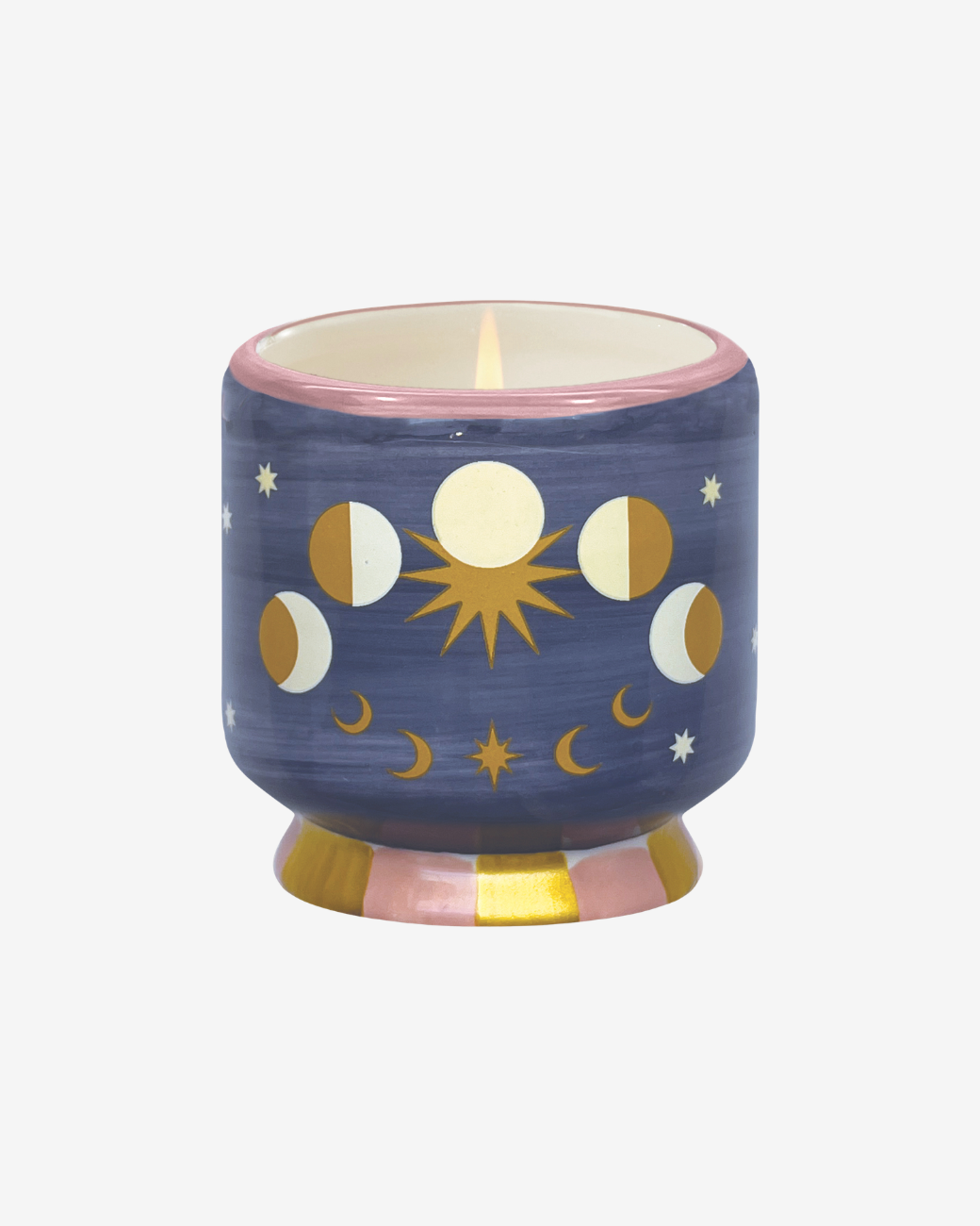 Keramik-Duftkerze Moon Phases ‐ Jasmine &amp; Rose