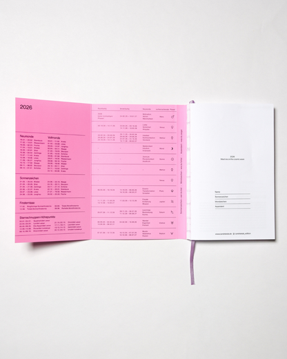 Yoga- &amp; Mondkalender 2026