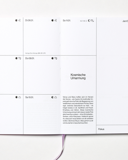 Yoga- &amp; Mondkalender 2026