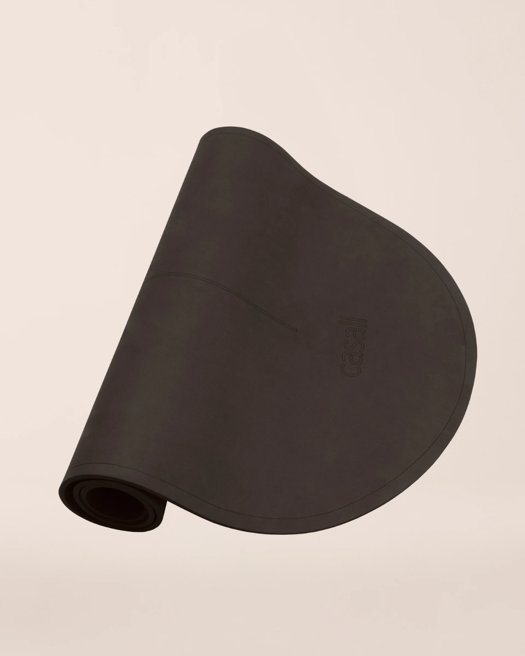 Oval Pilates and Training Mat 8mm - Dark Brown