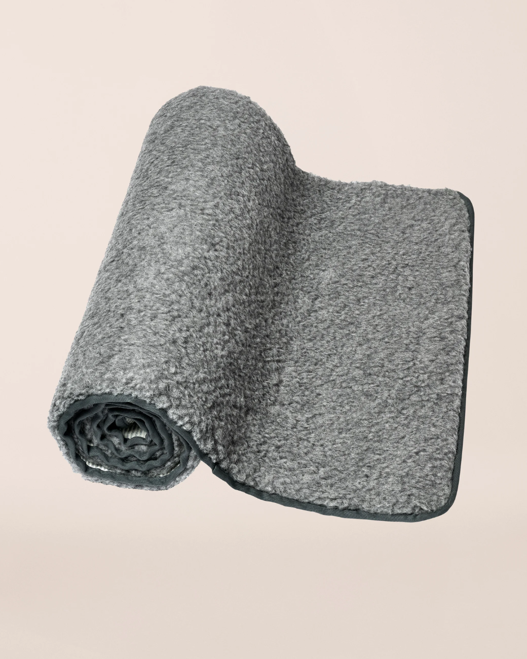 Yogamatte Natural Wool - Dark Grey