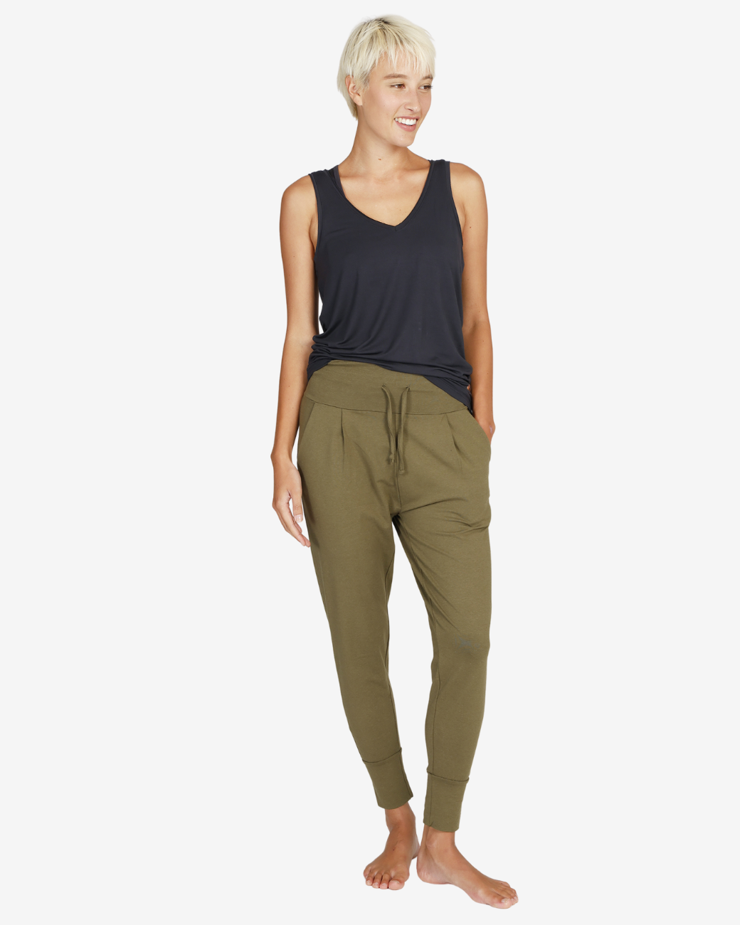 Cosy Pants olive