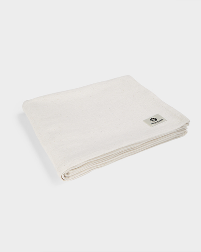 Essential Yoga Cotton Blanket - Natural