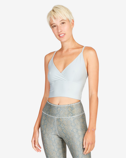 Lux Crop Top stone