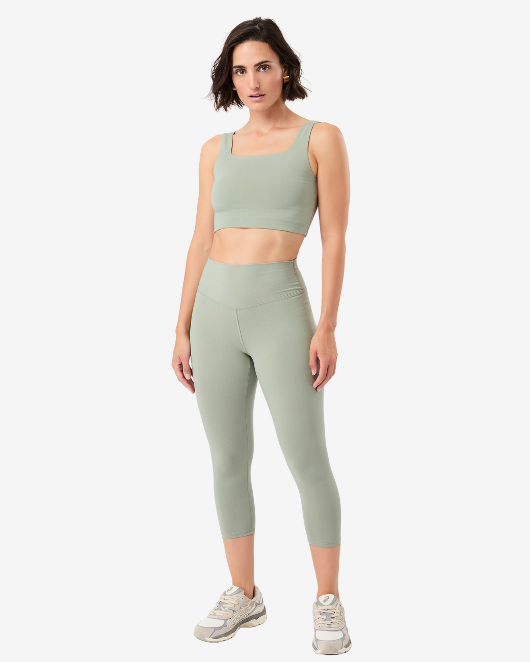 Best Cropped Leggings - Mineral