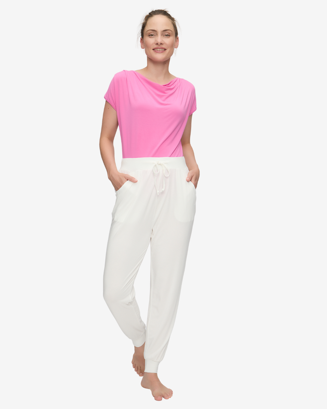 Yogahose Wide -  White