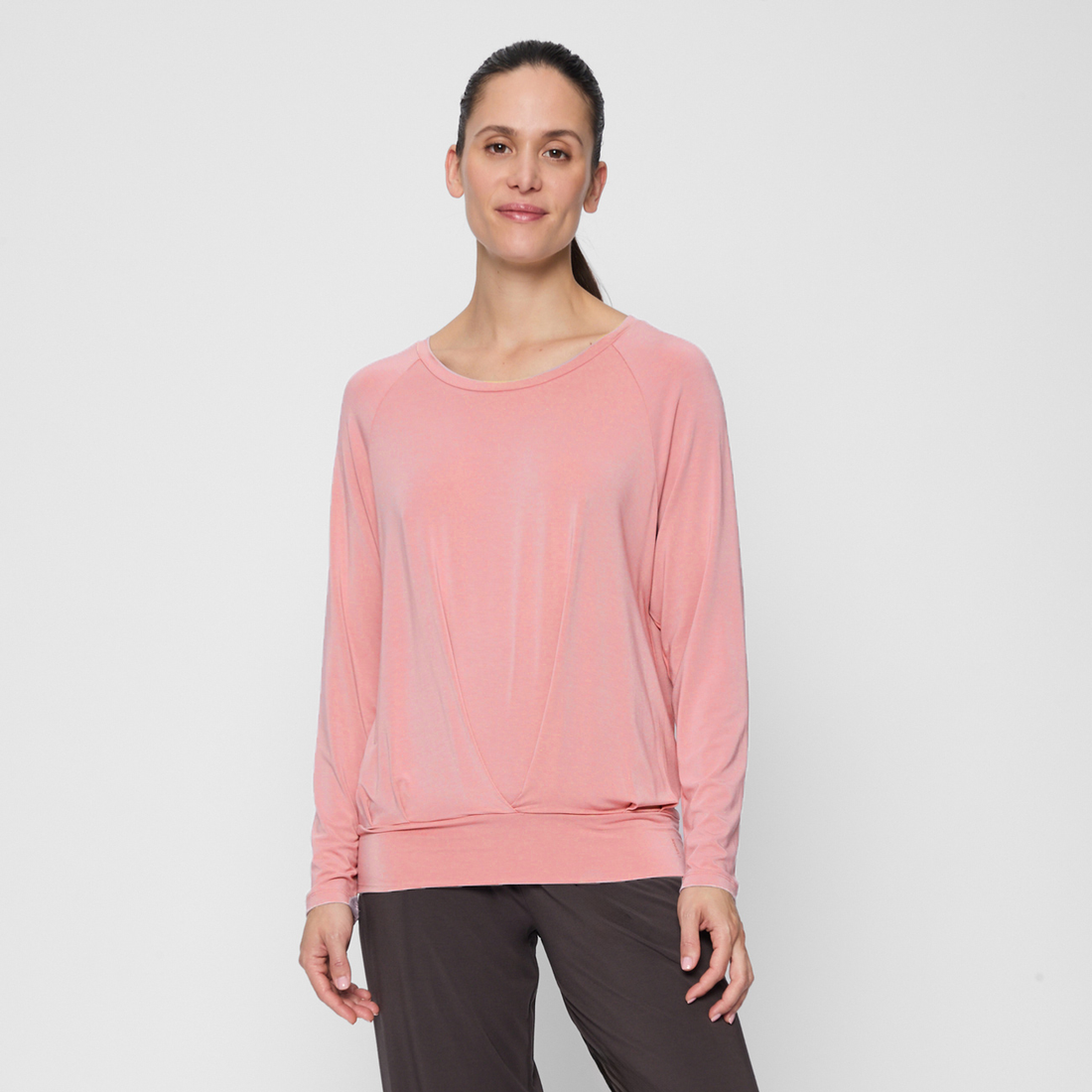 Langarmshirt Boxpleat - Faded Rose