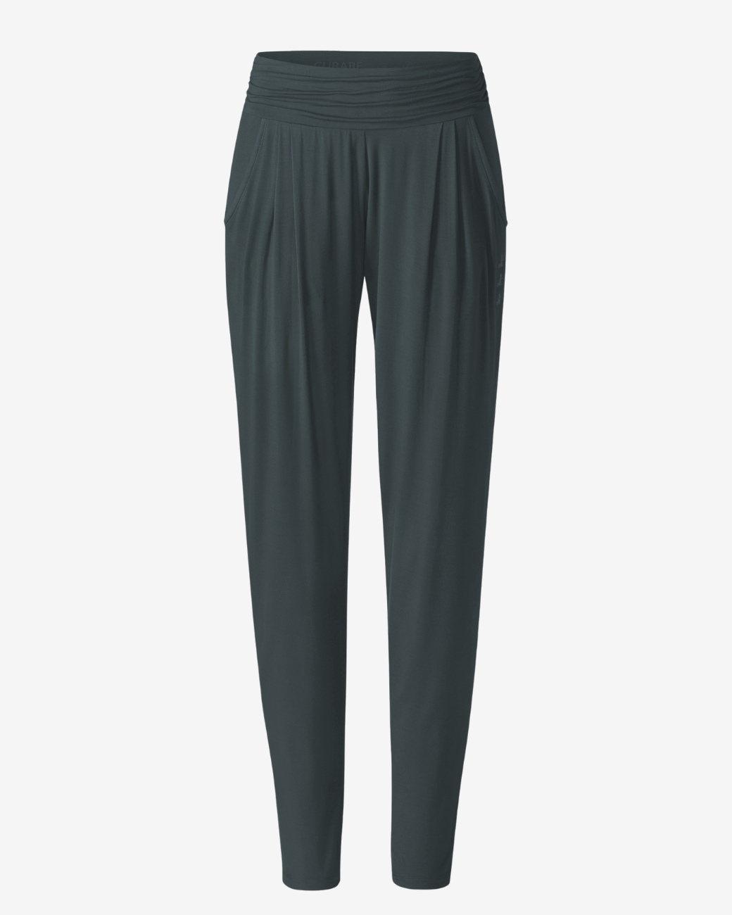 Yogahose Roll Down - Dark Forrest