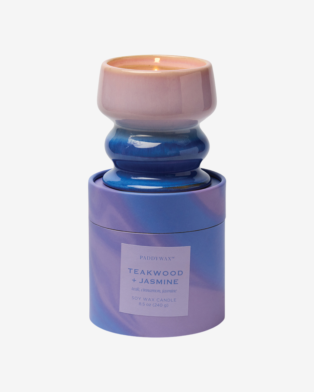 Keramik-Duftkerze Melt Ombre - Teakholz &amp; Jasmin