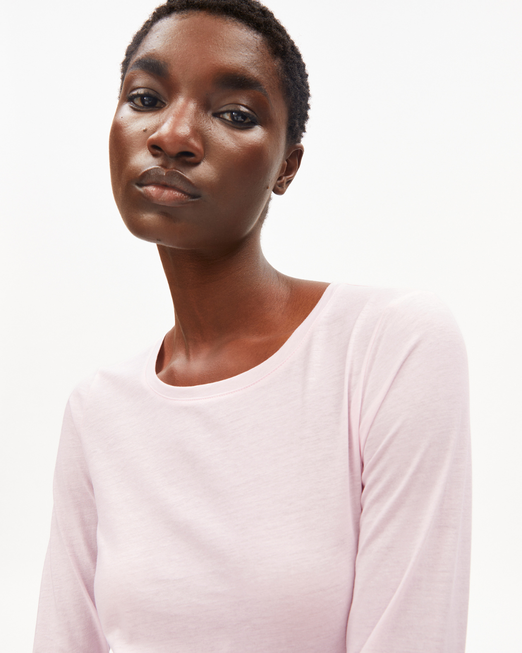 EINIAARA SOFT LANGARMSHIRT - pink mist