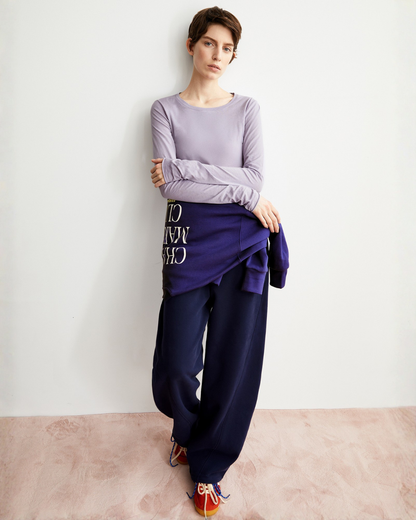 Langarmshirt Einiaara Soft - Frozen Lavender