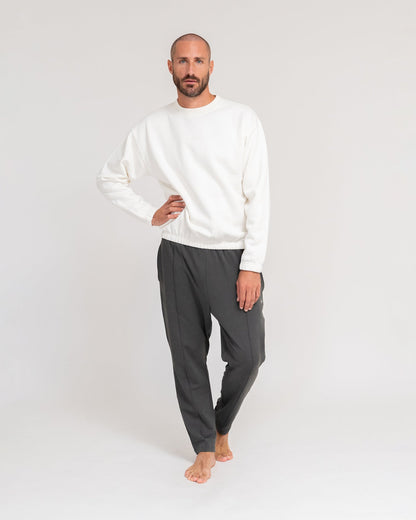 Marshmallow - Lotuscrafts Yoga Sweater Men Full Body