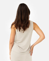Naima Top Almond Milk – Model Back – Lotuscrafts