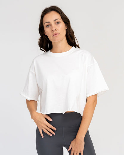 Marshmallow - Lotuscrafts Yoga Top Model Front