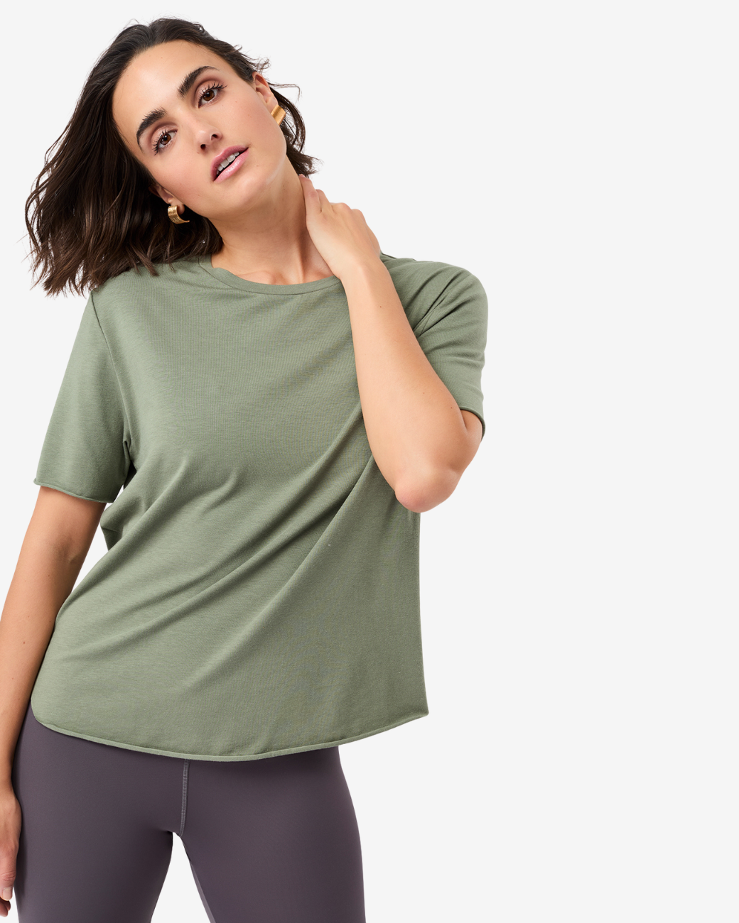 Halfmoon T-Shirt - Charcoal Green