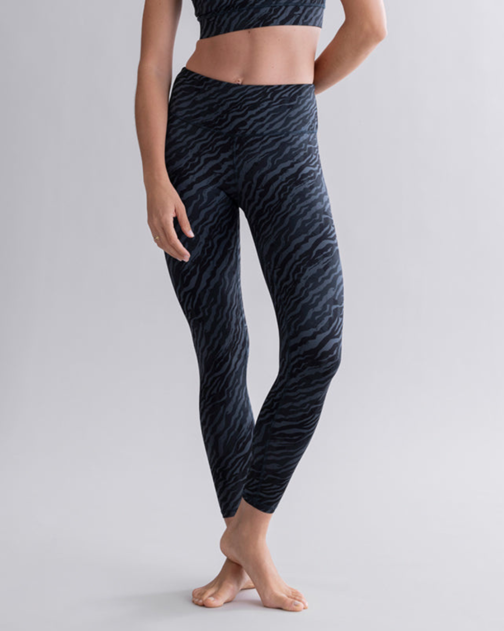 Leggings Cropped - Wave