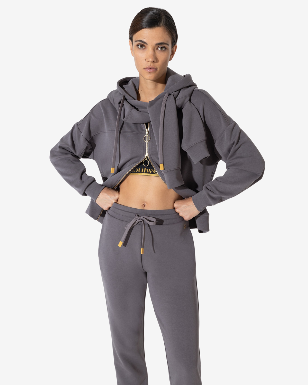 Hose lang - Serious Grey