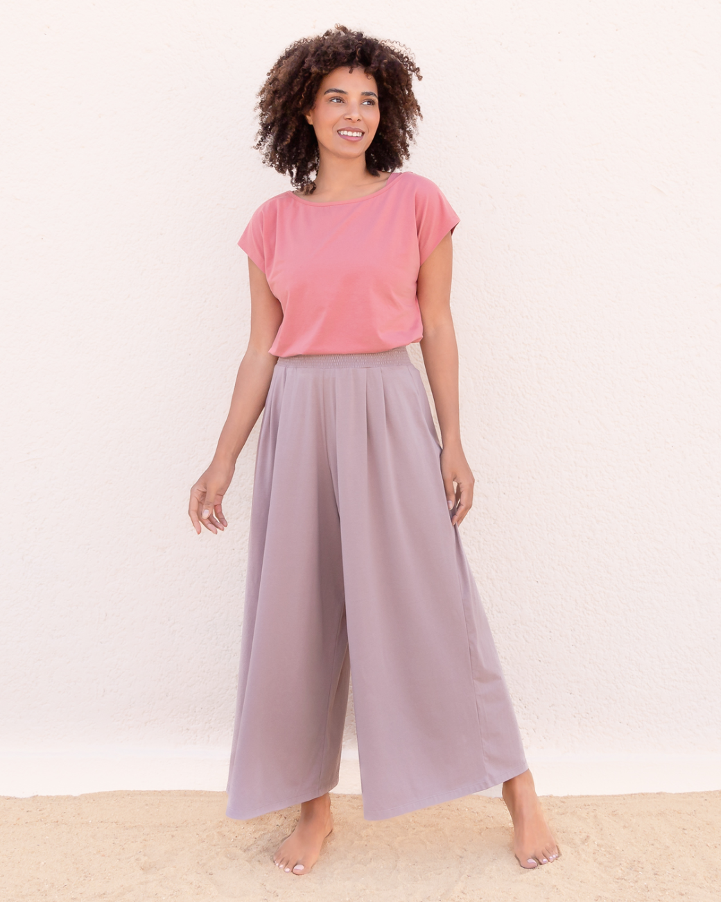 Yogahose Diana - Taupe