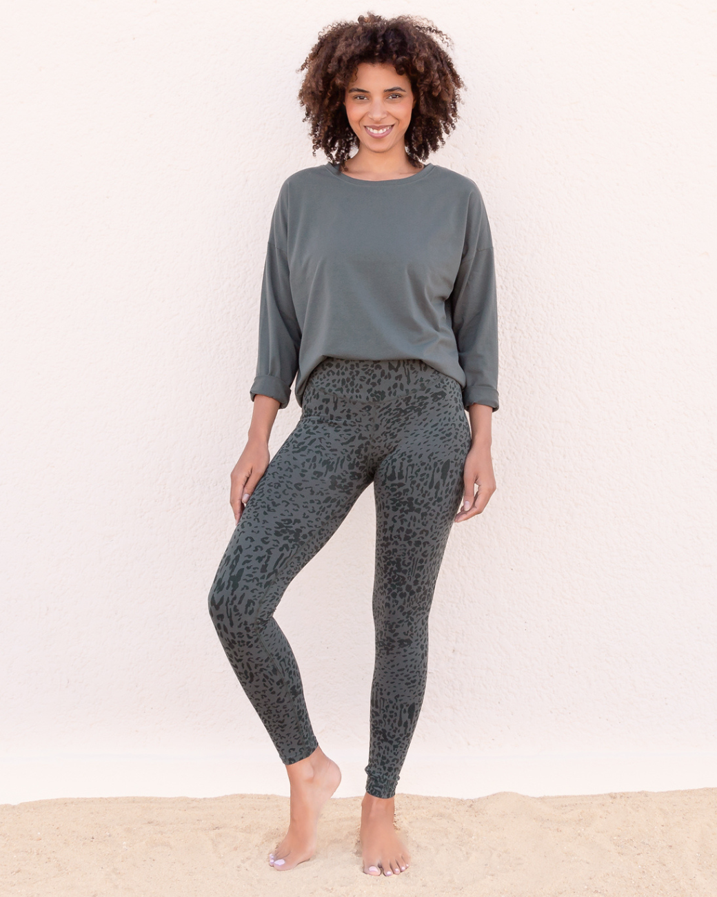 Leggings Susan Animal - Forest