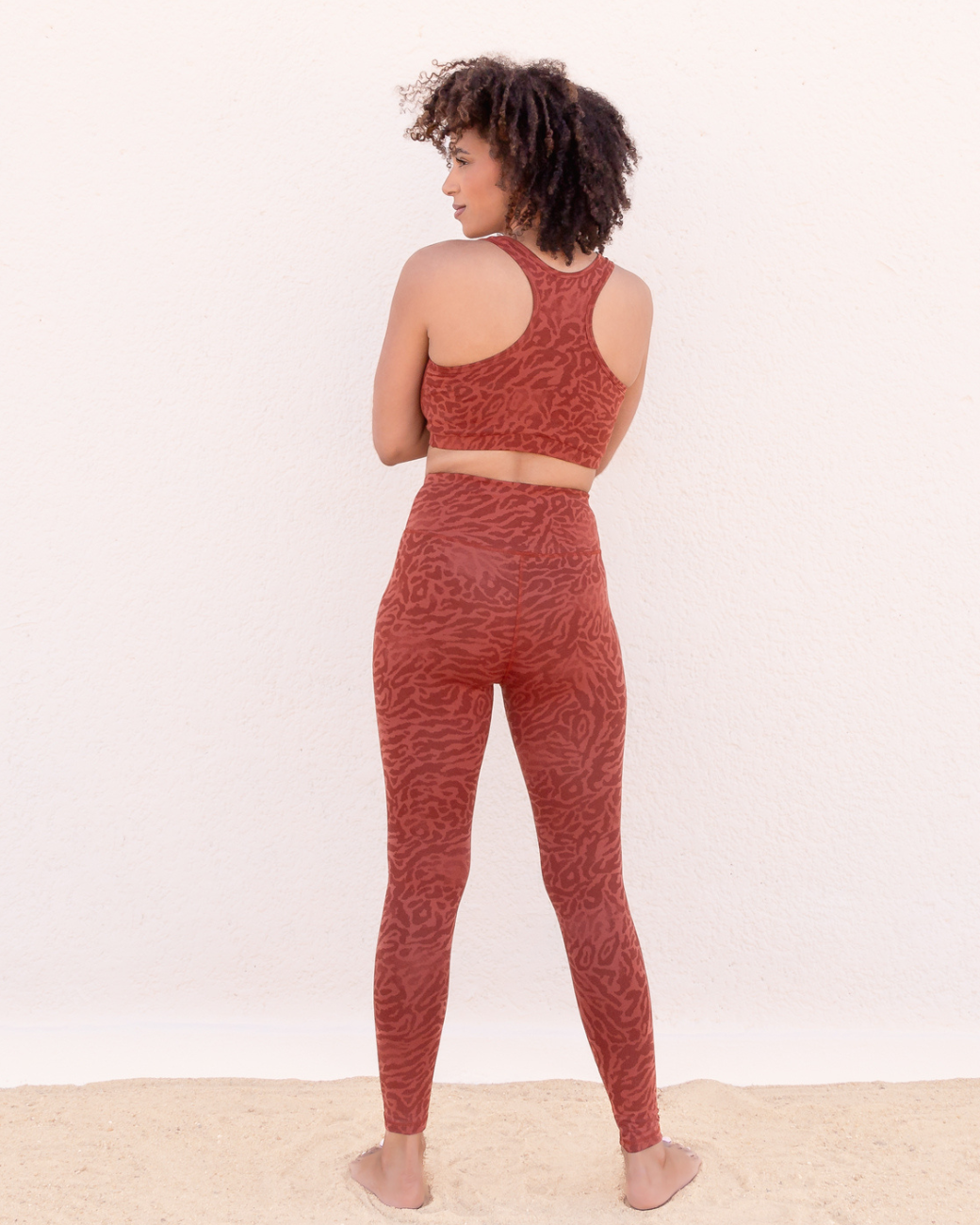 Leggings Leona - Cinnamon Leopard