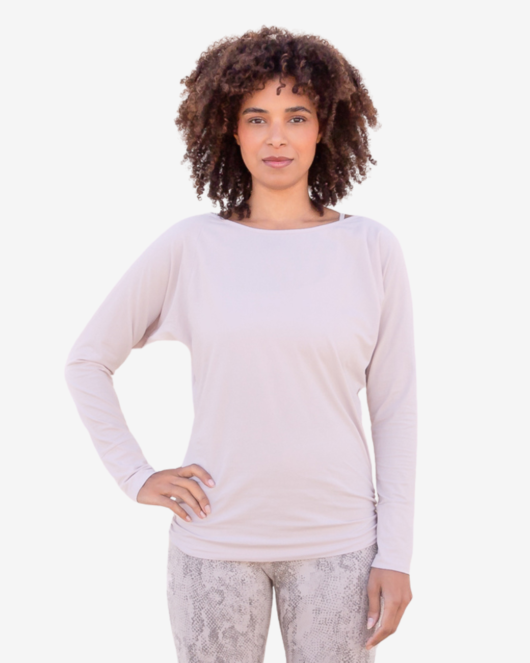 Langarmshirt Yanti - Creme