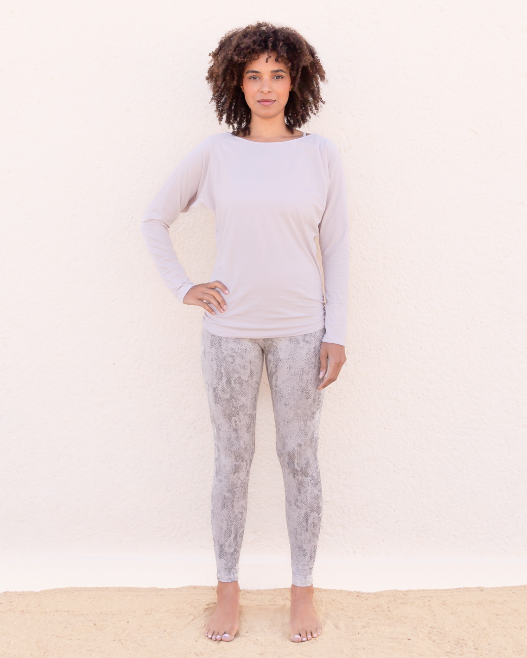 Langarmshirt Yanti - Creme