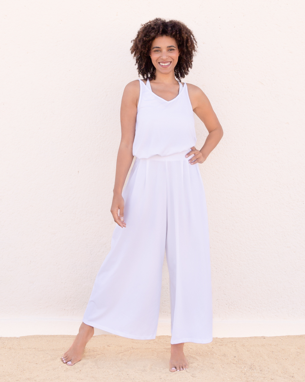 Yogahose Diana - White