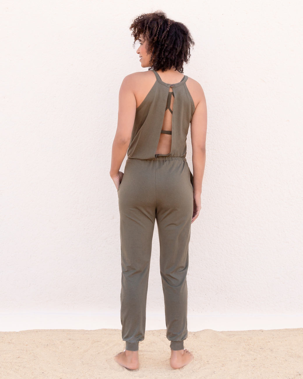 Jumpsuit Paris Tencel - Olive