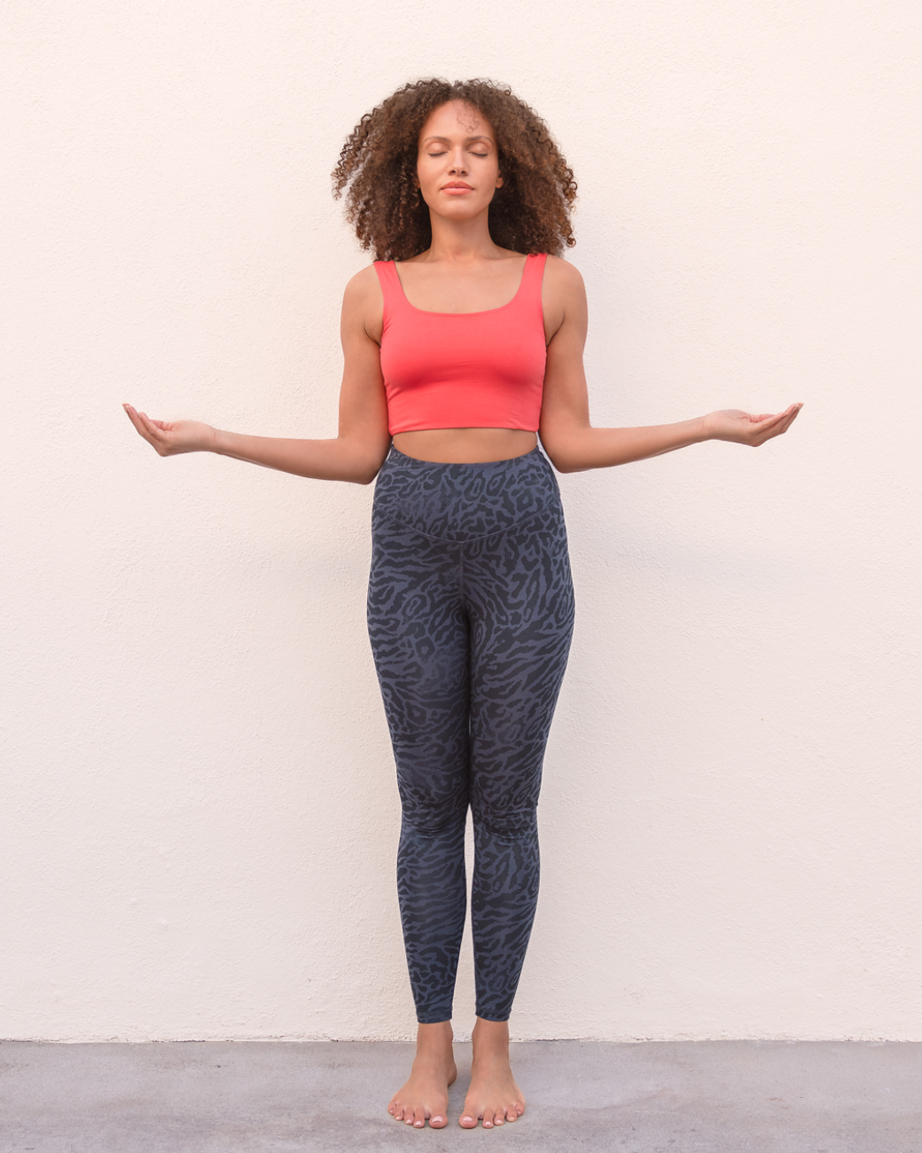 Leggings Leona - Nightblue Leopard