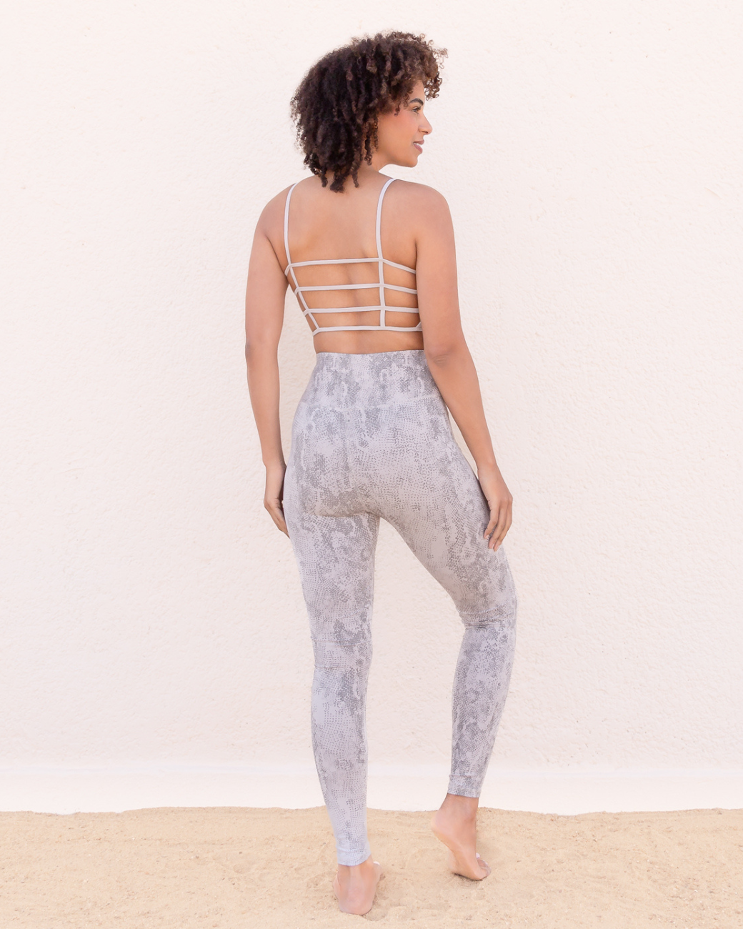 Leggings Sumatra Snake - Creme