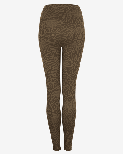 Leggings Leona - Olive Leopard
