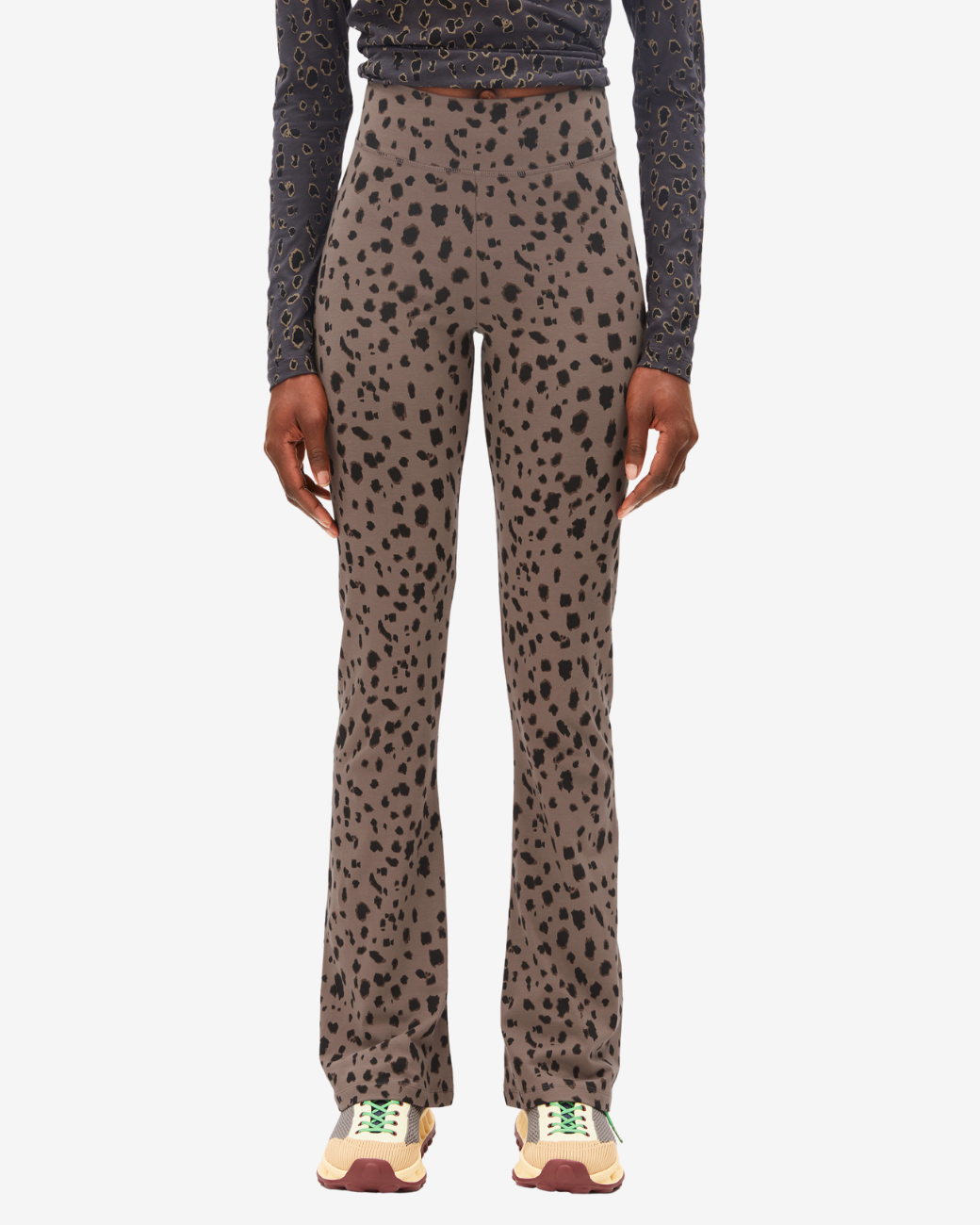 LEO REHMAA LEGGINGS -walnut cream