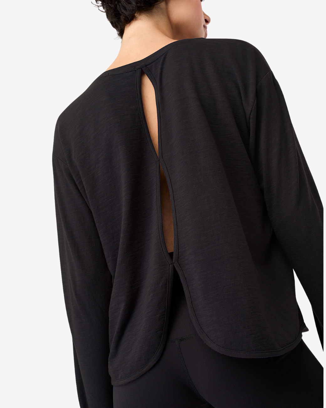 Longsleeve Open Back - Black