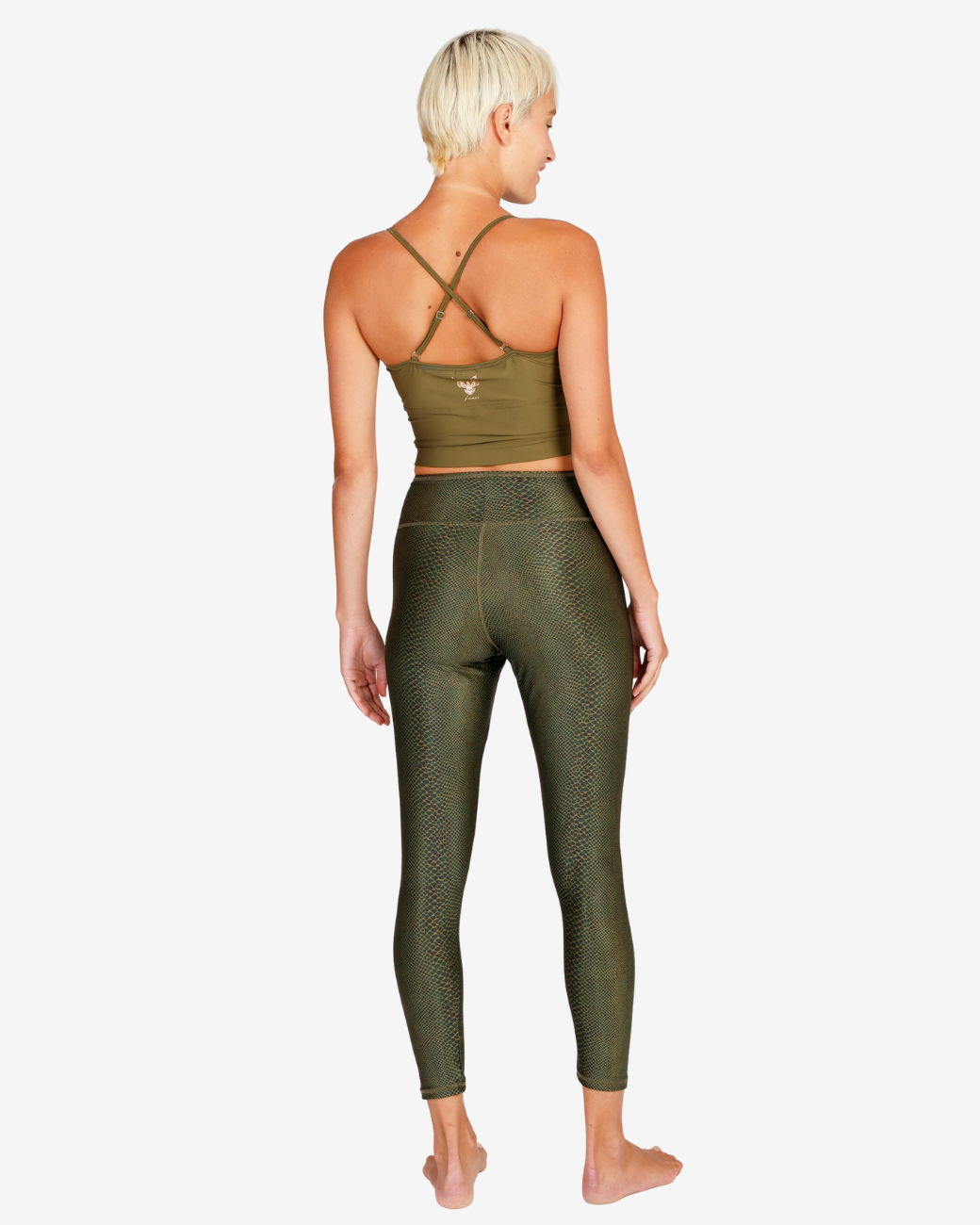 Lux Leggings olive snake