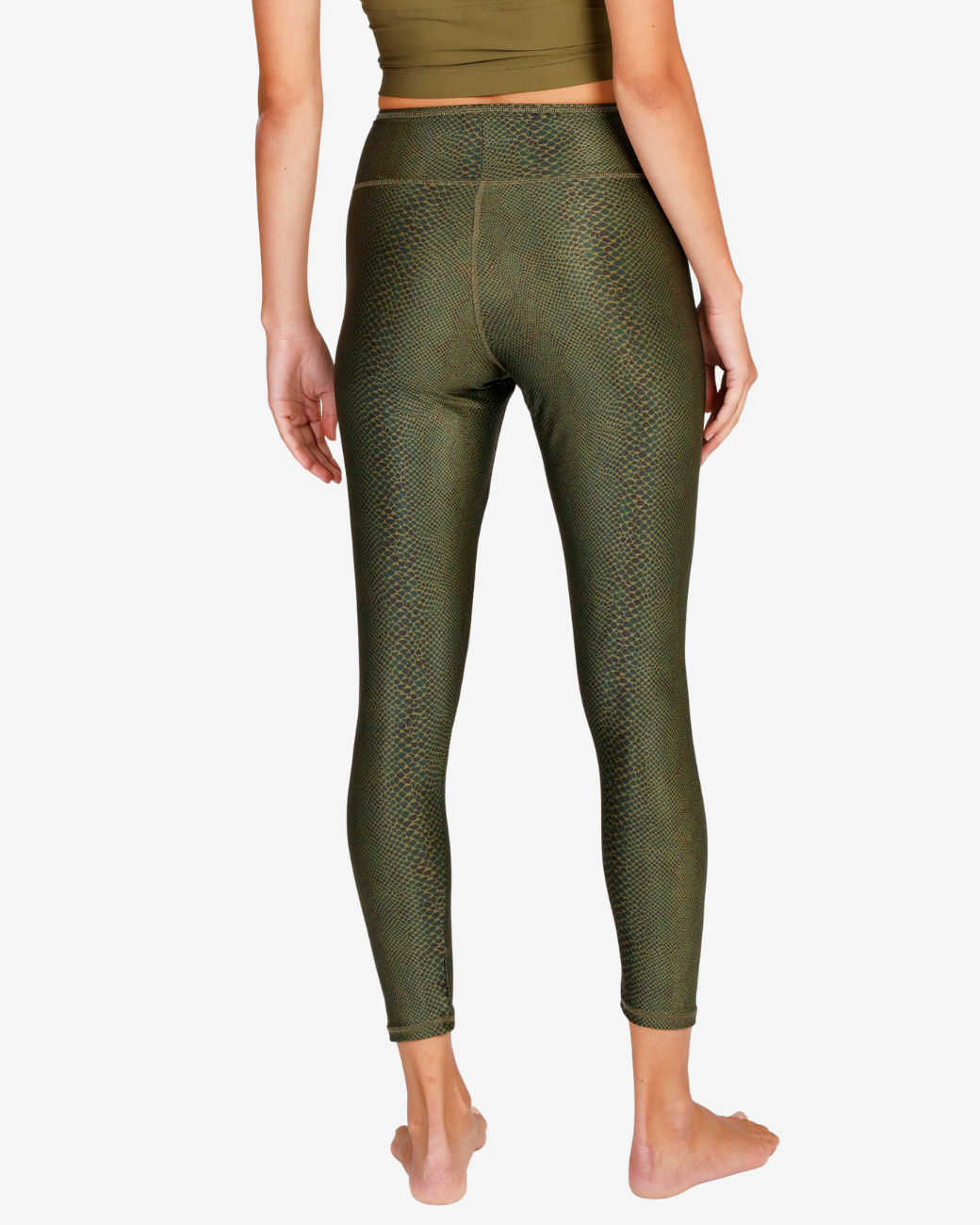 Lux Leggings olive snake