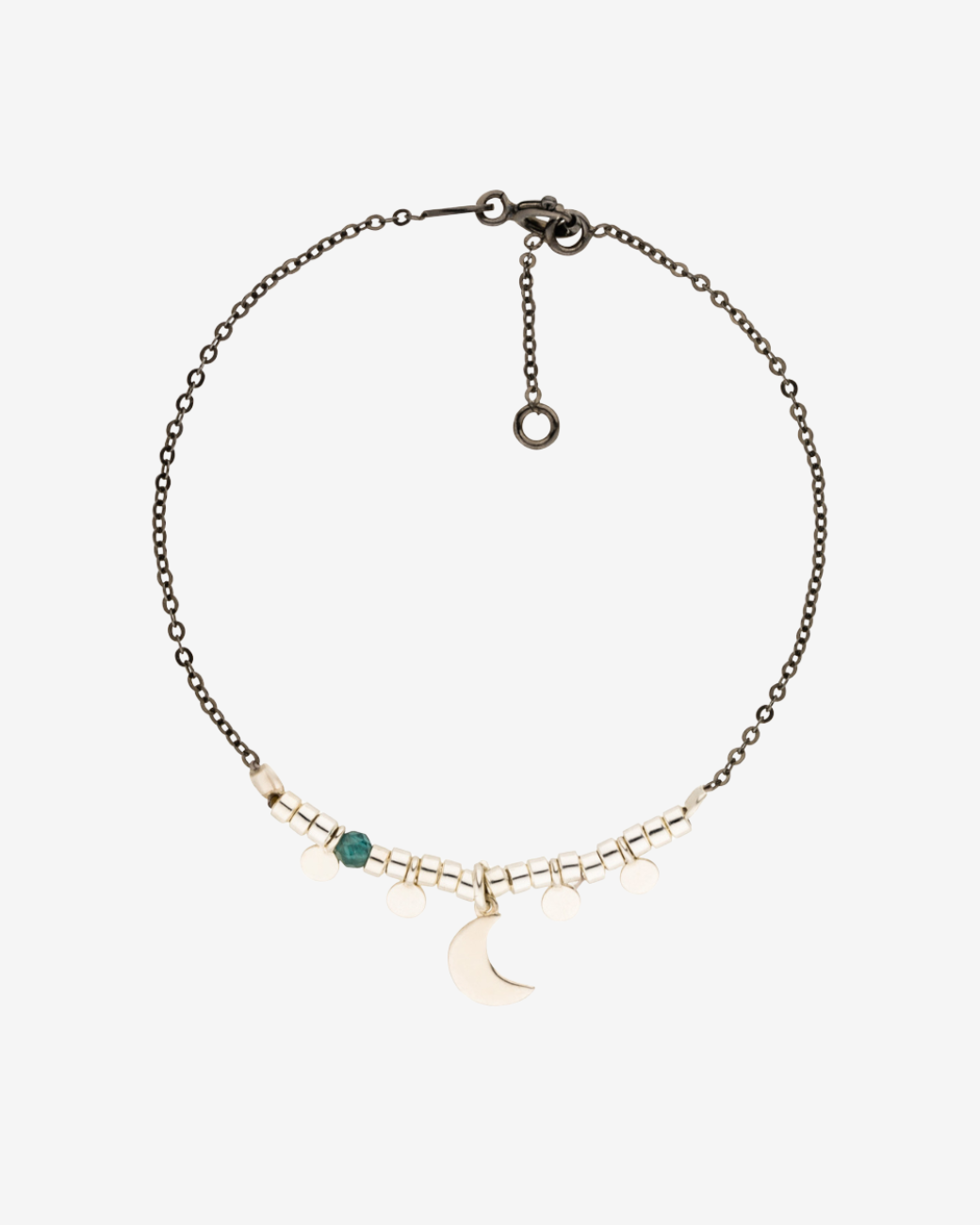 Magic Moon Happy Armband Silver