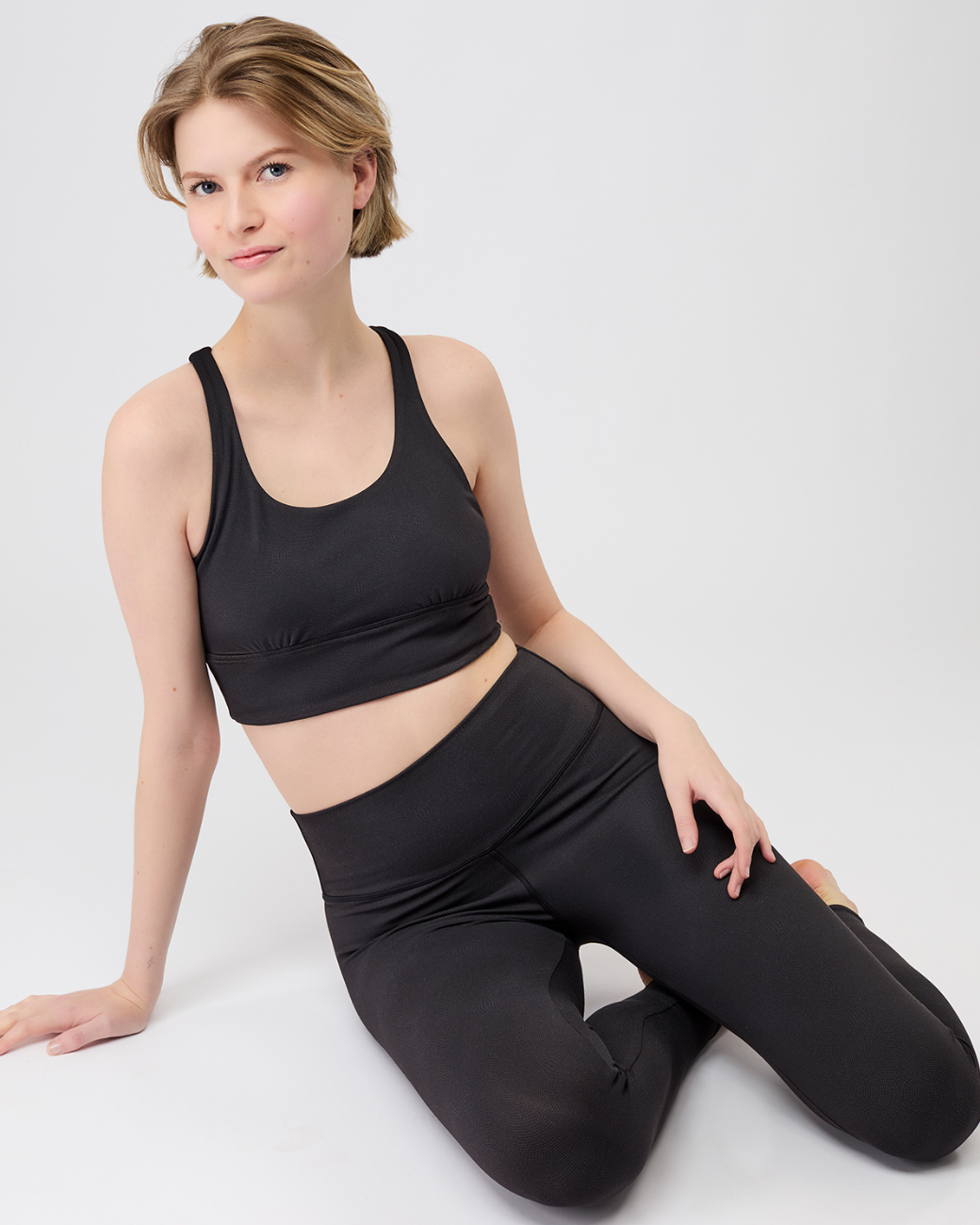 Monoprinted Bra - Monochrome