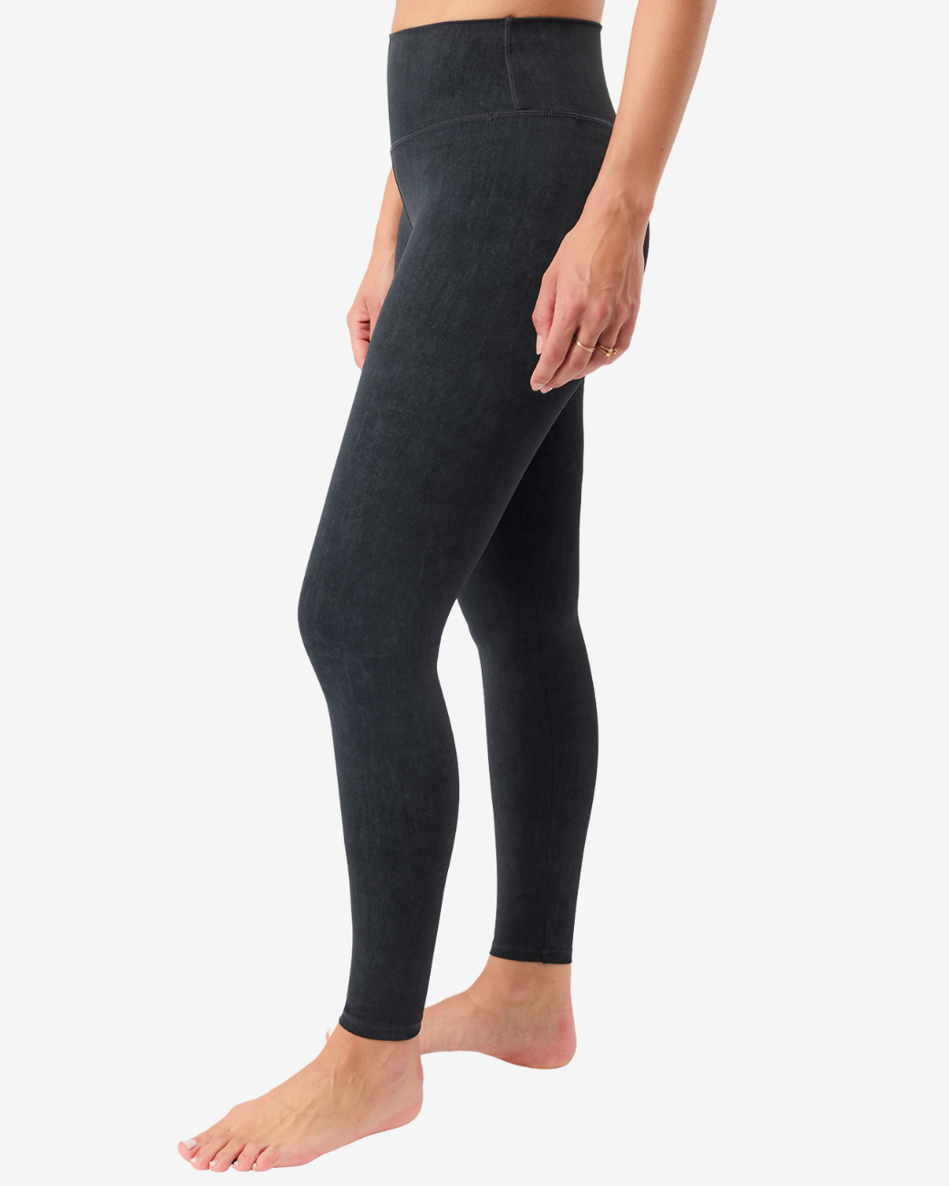 Mono Printed Leggings - Anthra