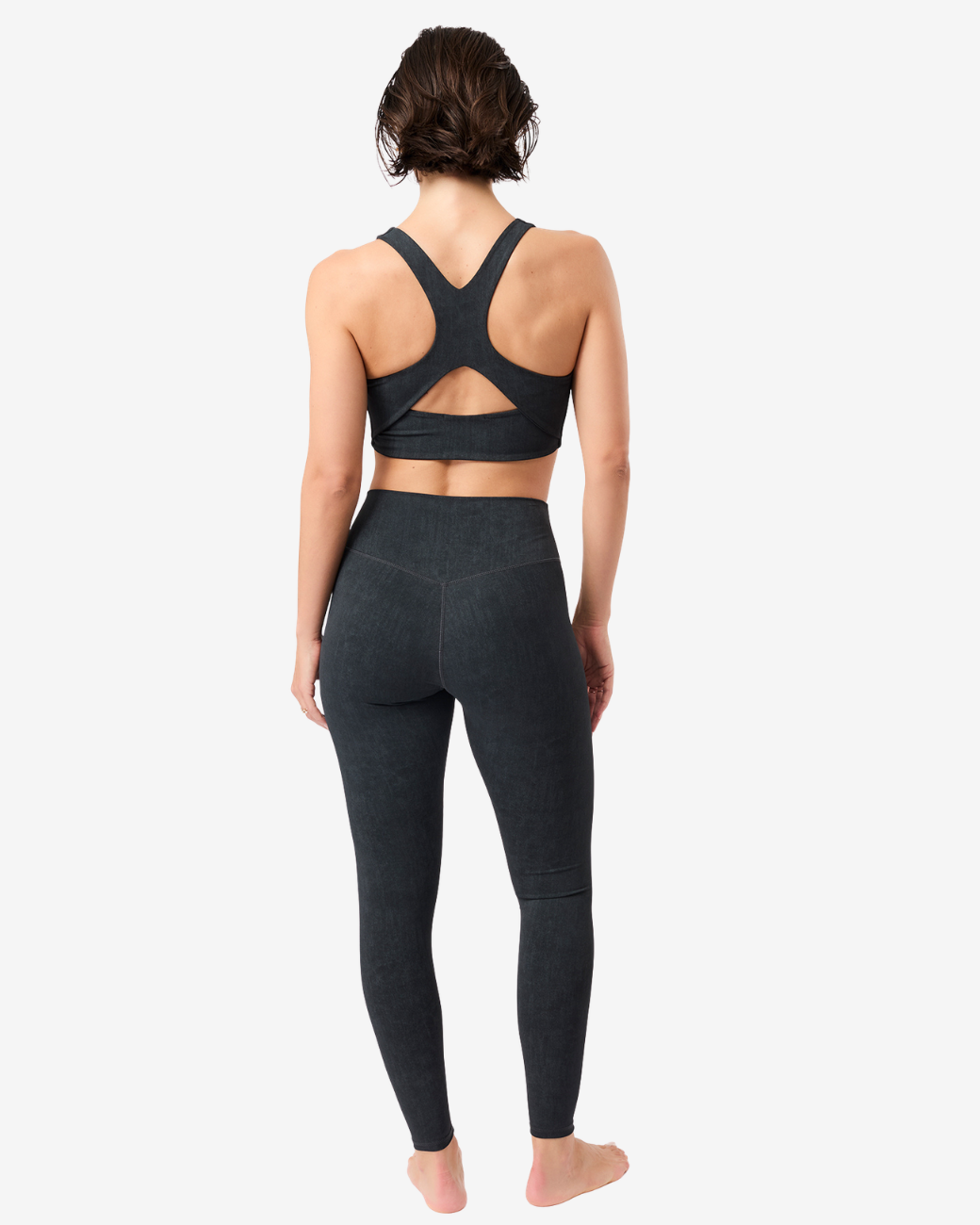 Mono Printed Leggings - Anthra