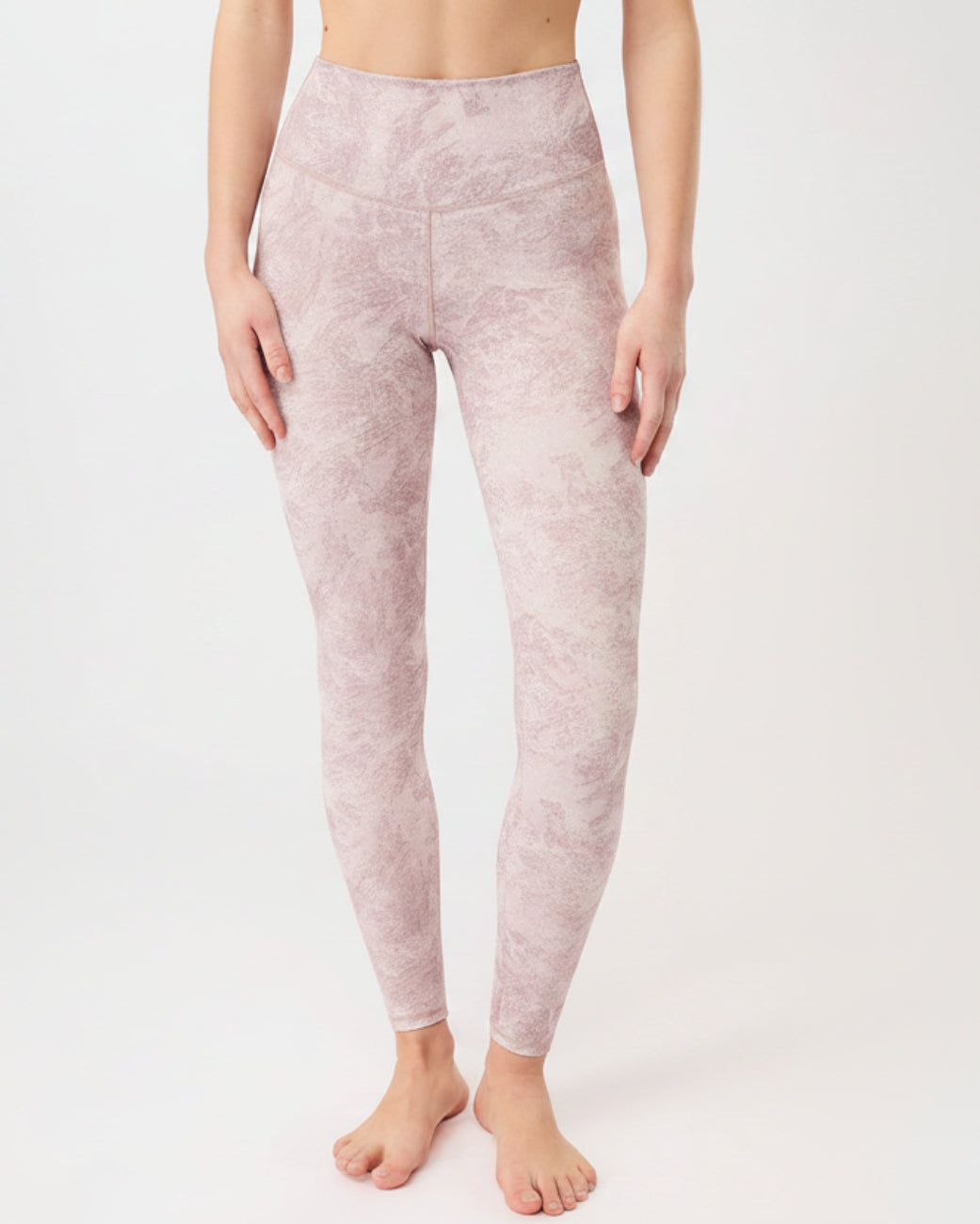 Monoprinted Leggings - Earth